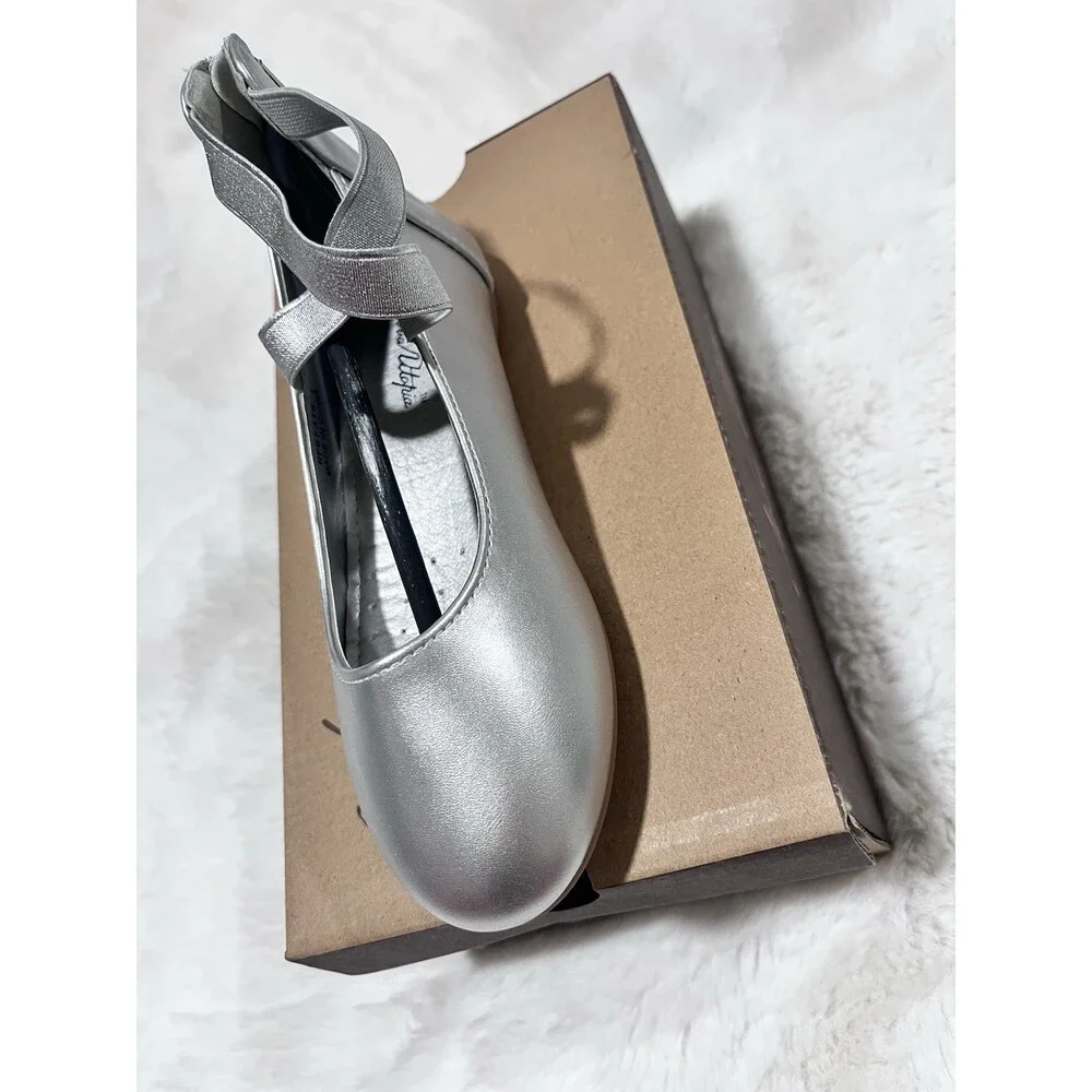 Nova Utopia Toddler Little Girls Dress Ballet Ankle Strap Flat Shoes